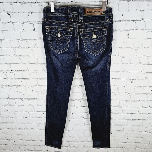 ROCK REVIVAL | Jessica skinny flap pocket jeans - Picture 2 of 13